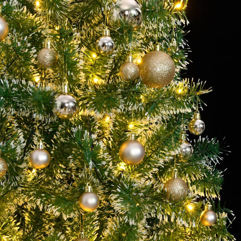 Arbre de Noël artificiel éclairé, 5,9 pi