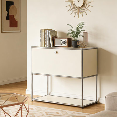 Armoire de rangement modulaire avec portes et tablettes, bibliothèque de bureau personnel, armoire de rangement de bureau, buffet
