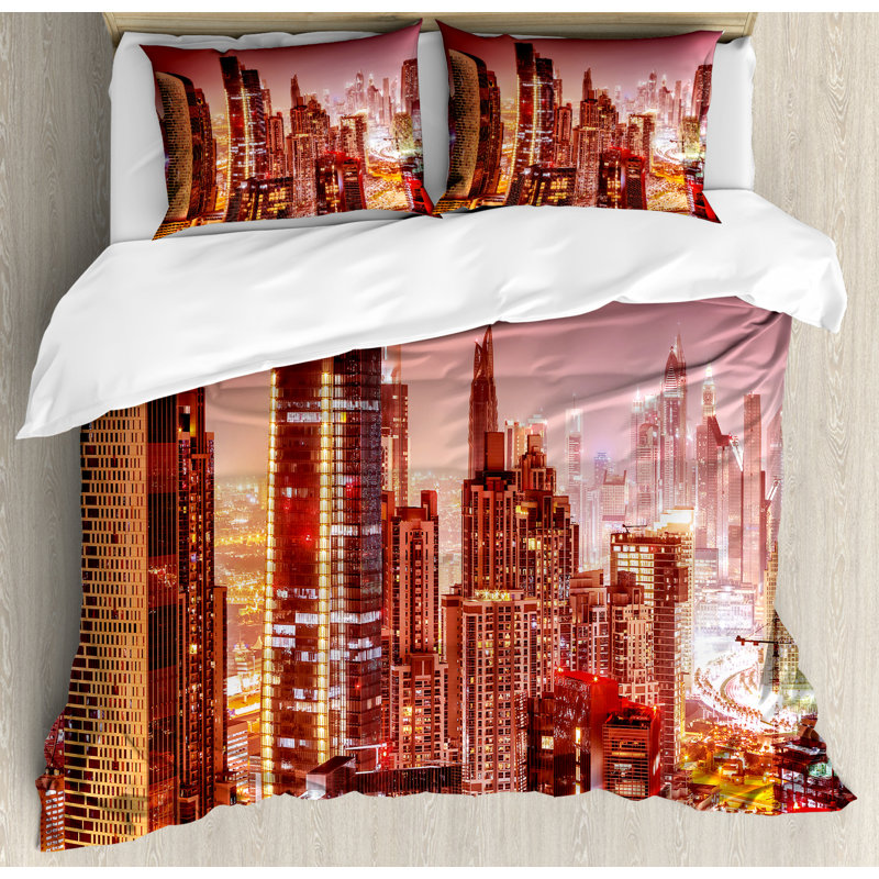 Modern & Contemporary Duvet Cover, King Duvet Cover + 2 Standard Shams