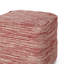 Pouf carré en coton