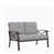 Gray Cushion/Black Frame selected