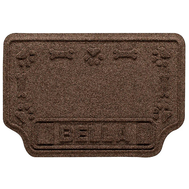 Tapis pour animaux intérieur et extérieur 22 po x 33 po WaterHog® Drool Hog Paws and Bones, Oui, Brun foncé