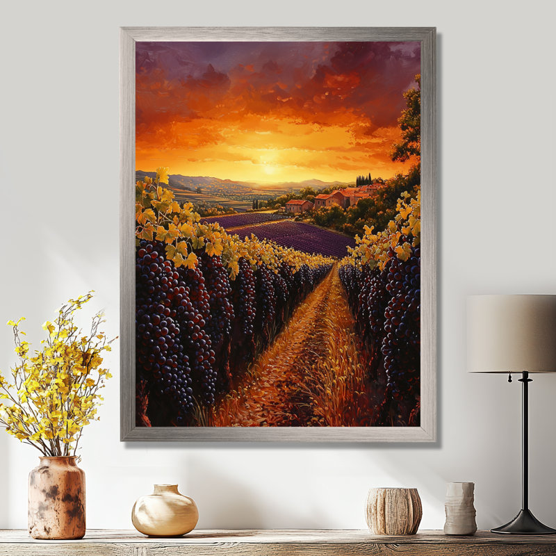 Felty - Art mural sur toile, paysages, H 32 po x l 16 po, Reproduction encadrée d'une seule photo, Argent argent