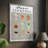 Classic Cocktails Framed Print - Solid Wood-533036783