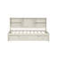 Structure de lit simple avec tablettes latérales, deux tiroirs et port USB intégré -1625747107