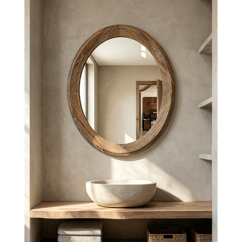 Miroir d'appoint mural Wabi Sabi