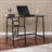 Versatile Metal and Glass Sawhorse Desk for Efficient Workspaces