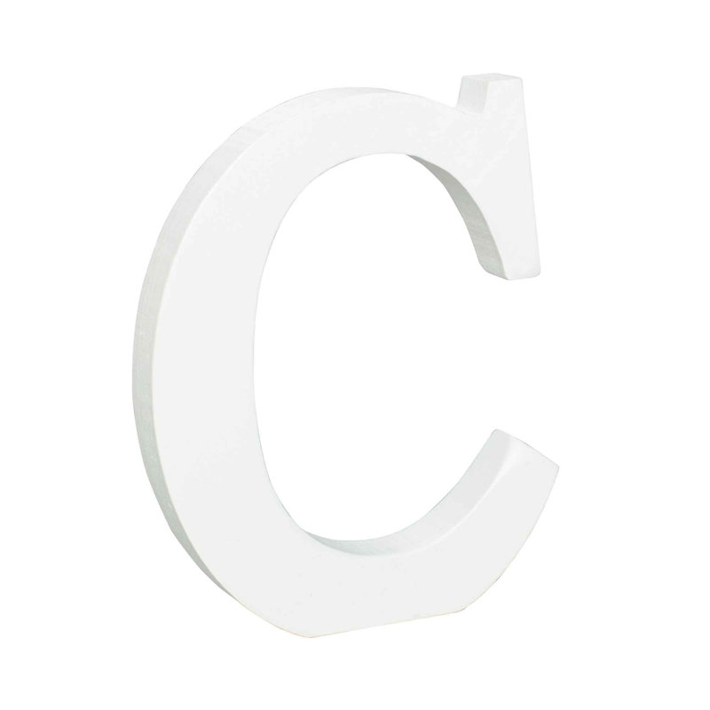Bloc de lettres en bois, C