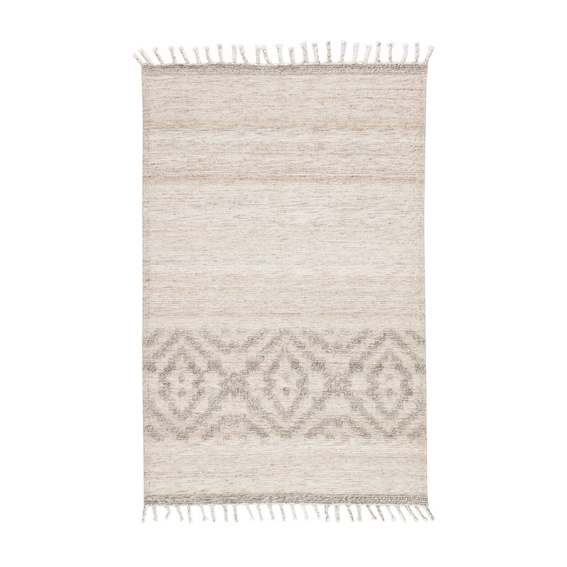Tapis intérieur / extérieur Tribal Southwestern, Crème / brun clair, Rectangulaire 2 pi x 3 pi