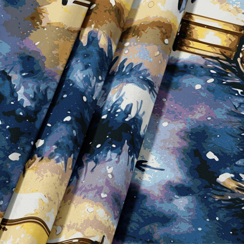 Tapisserie murale Christmas Christmas Lanterns, 26 po x 36 po