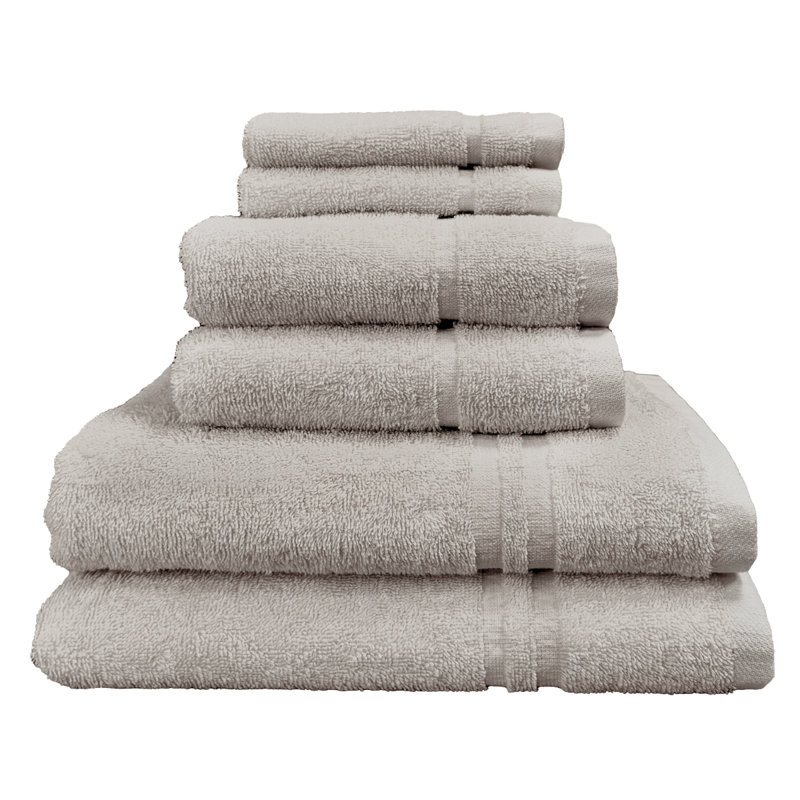 Chilson Essentials 6 Piece Towel Bale Set, Silver