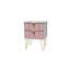 Allem 2 Drawer Bedside Cabinet (Ready Assembled)-970145858