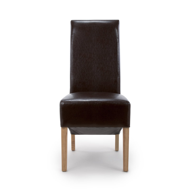 Boylston 116.8cm H Upholstered Side Chair, Brown