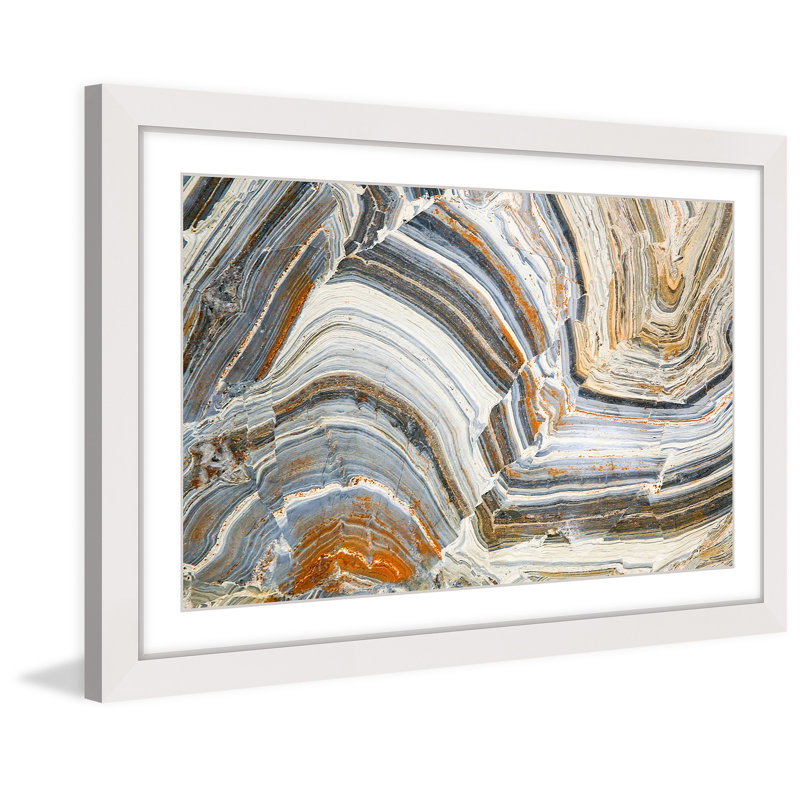Visual Conception Of Creation - Single Picture Frame Print, 41cm H x 61cm W x 3.81cm D, White