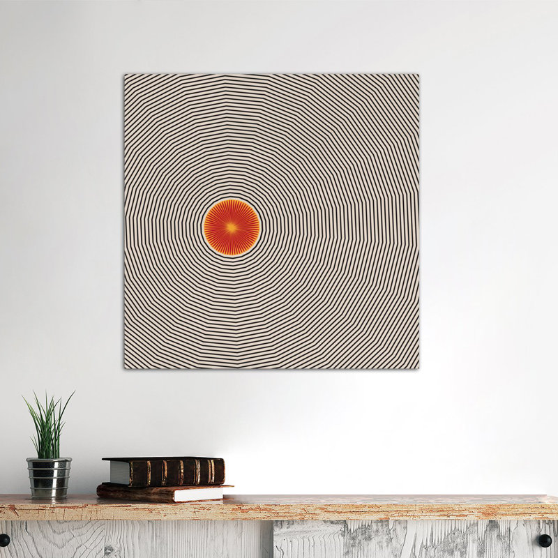 Albree " Modern Sun Illusion ", 37" H x 37" W x 1.5" D