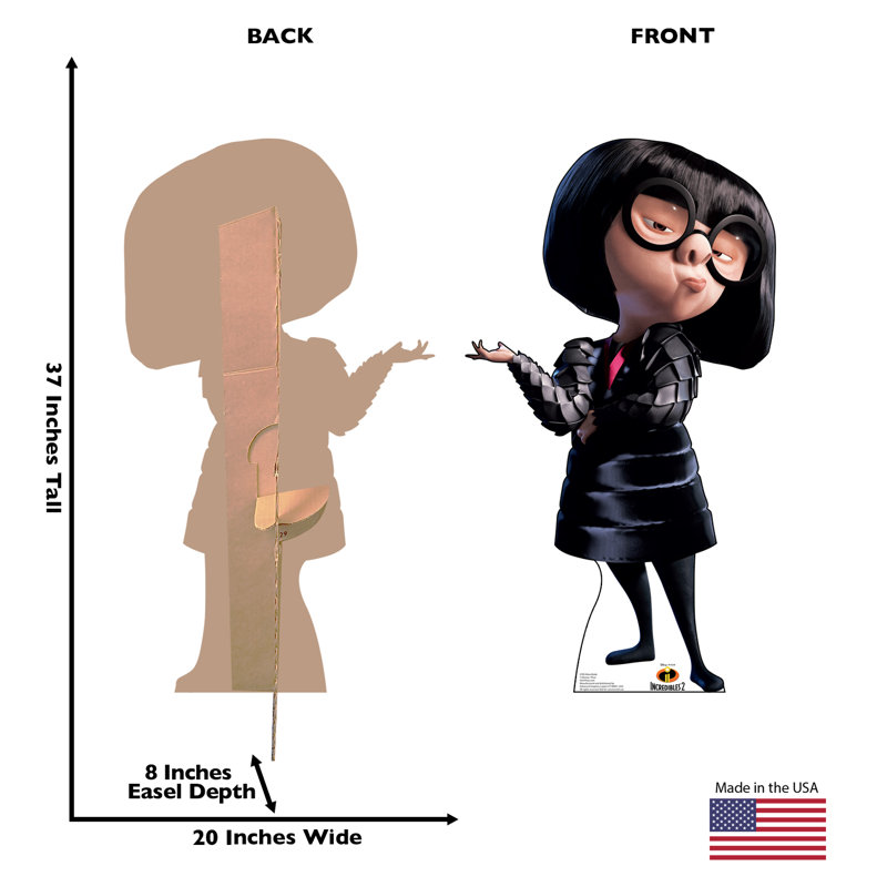 Edna Mode Life-Size Cardboard Cutout with Easel Stand