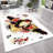 Chic Non-Woven Thin Type Printed Rug with an Abstract Geometric Design in Vibrant Colors for Home and Office Decor-325496742