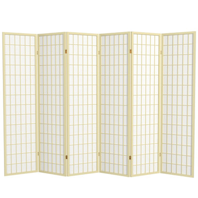 Terri-Lynn Solid Wood Folding Room Divider