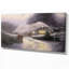 House in Christmas Eve - Impression sur toile tendue-224512729