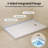 DeerValley 60"L X 34"W Shower Base in White with Single Threshold, Rectangle Acrylic Alcove Shower Pan for Bathroom Right Drain Location-110646309-124444028