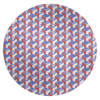 Chenille Geometric Indoor Rug