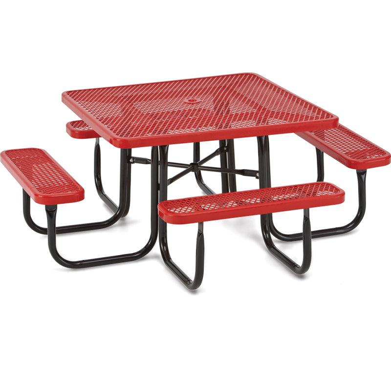 Tycho Picnic Table, Black/Blue