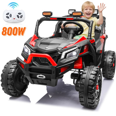 UTV 24V 4X4 tout-terrain, 4 * 200W / télécommande, 2 sièges, pochette en filet