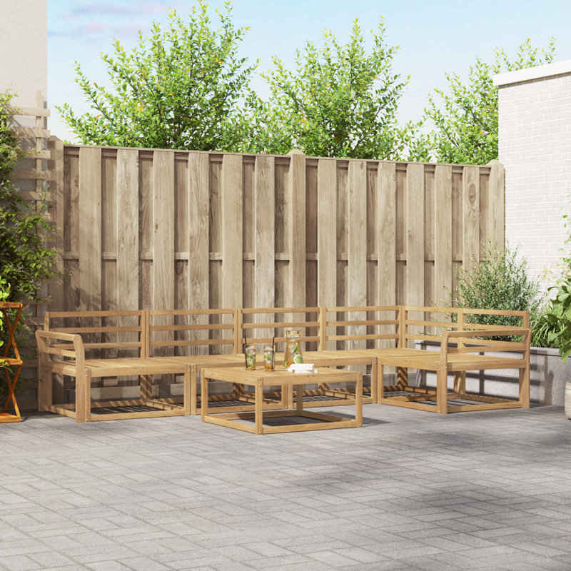  Outdoor Sofa Set 6 pcs Furniture Patio Garden Backyard Seating Poolside