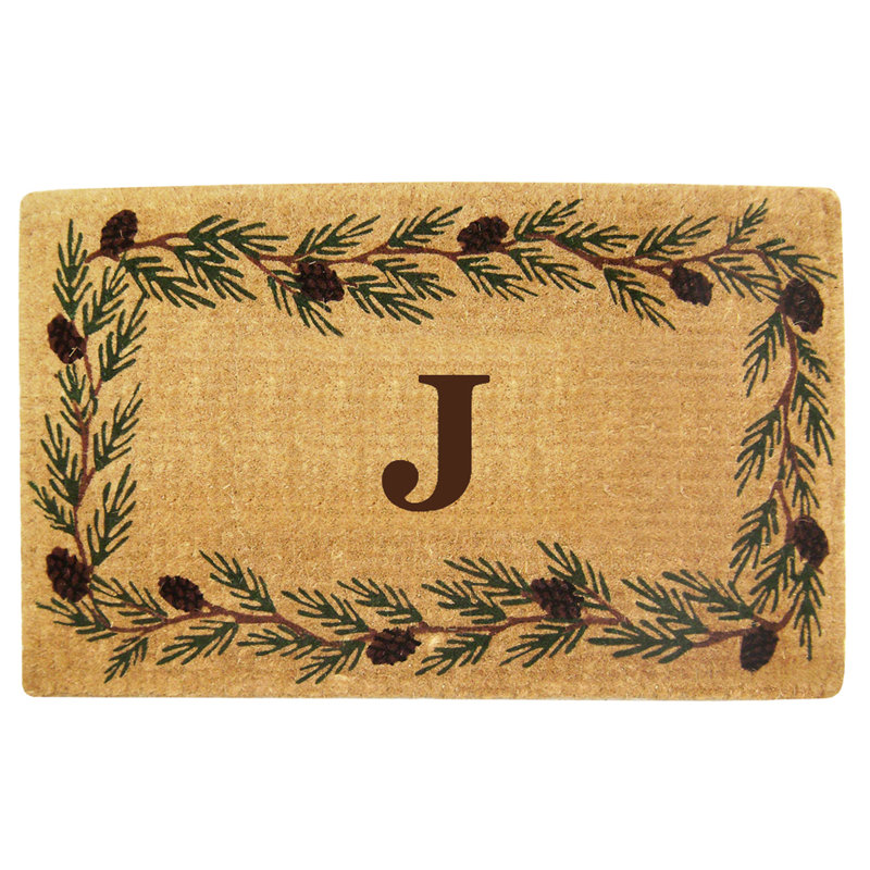 Tapis de porte antidérapant pour l'extérieur, L 22 po x L 36 po, J