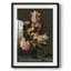 Motif floral rétro - impression encadrée-166280435