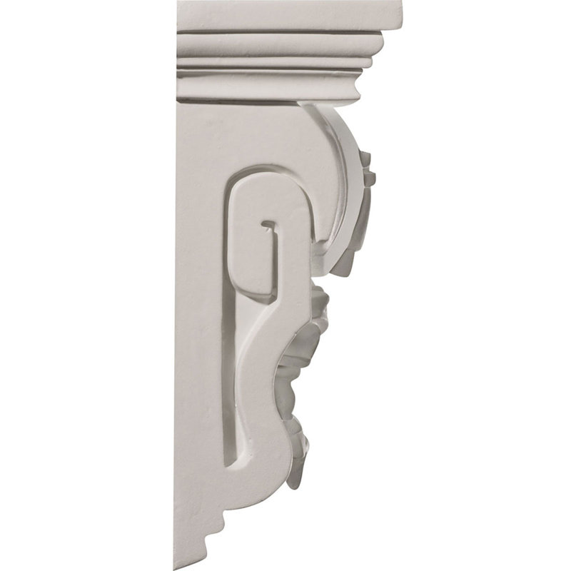 Corbeau de feuilles de chêne Endurathane, l 6 3/4 po x P 4 3/8 po x H 10 3/4 po, apprêté en usine