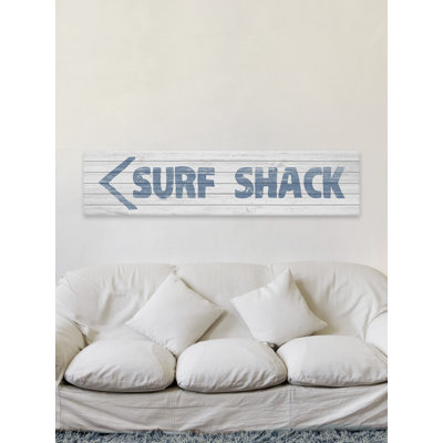 « surf shack ii », art de texture sur bois