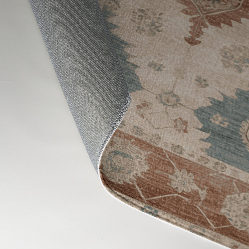 Tapis d'intérieur et d'extérieur surteint beige