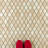 Hudson Kite Truffle 10-1/8" x 11-3/4" Porcelain Mosaic Tile