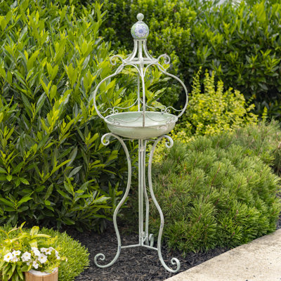 Alizeya Ceramic Single Tier Birdbath