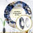Intricate Cobalt Lace Victorian Pattern - Floral Mirror, Blue Decorative Wall Mirror, Printed Metal Art-99624743-122497329