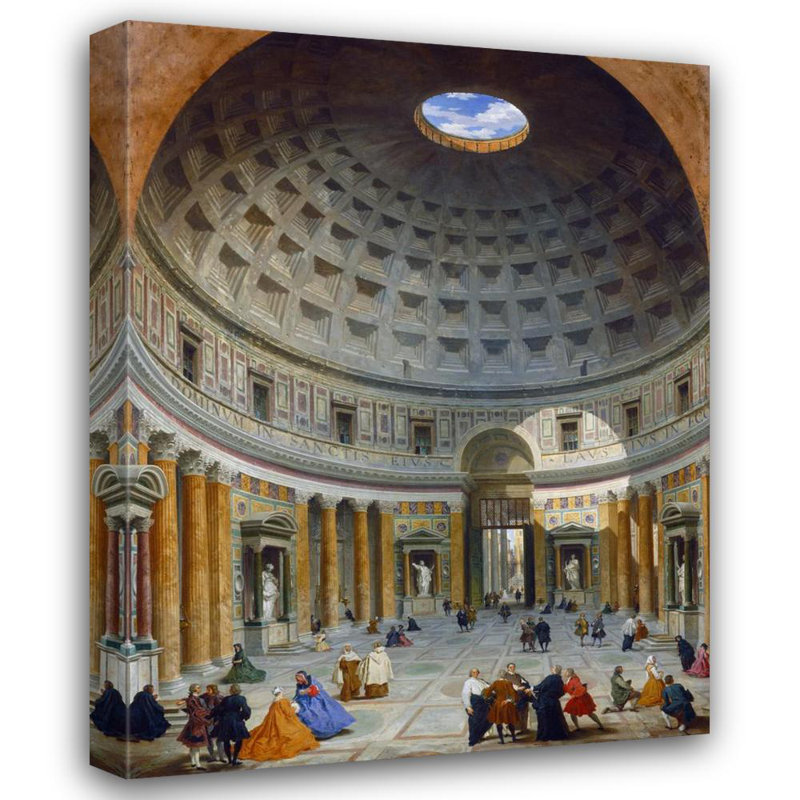 L'intérieur du Panthéon (Rome), H 24 po x l 18 po