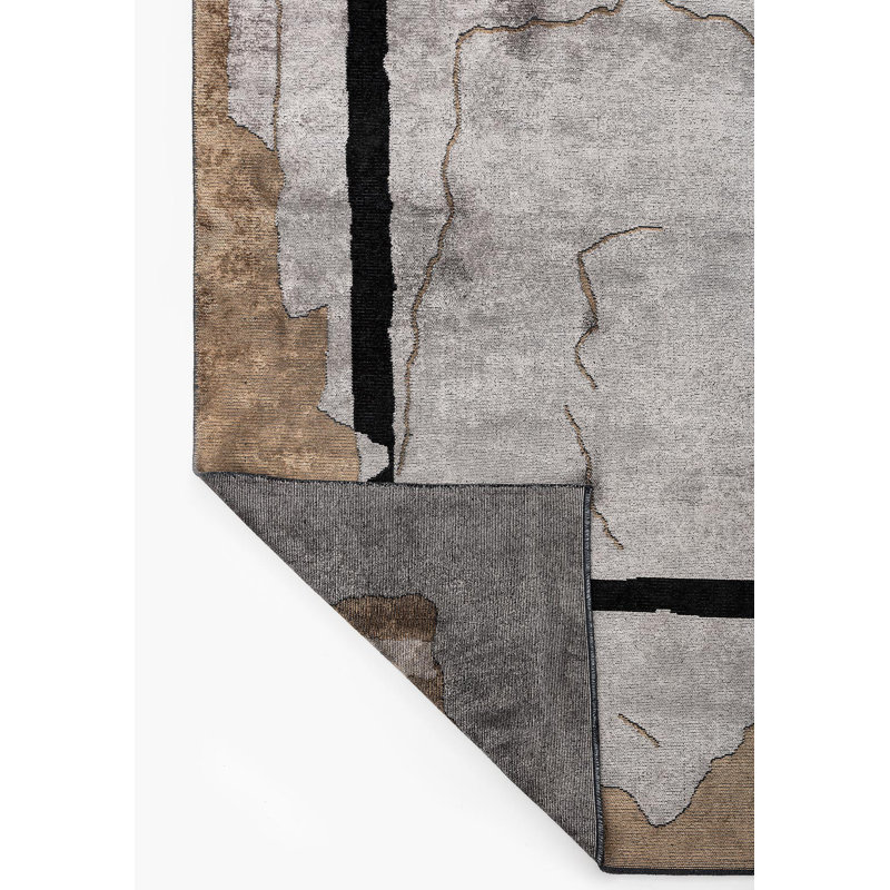 Rapture Abstract Area Rug, Rectangle 6'7" x 9'10"
