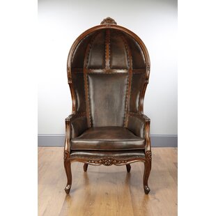 Louis XV Style Whitewashed Accent Chair With Chinoiserie