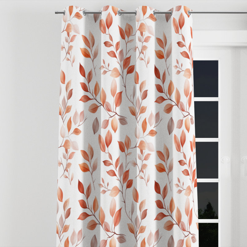 Floral Velvet Curtains - Boho Bailasan Grommet Curtain - 1 Panel, 52" W x 63" L, Silver Grommets