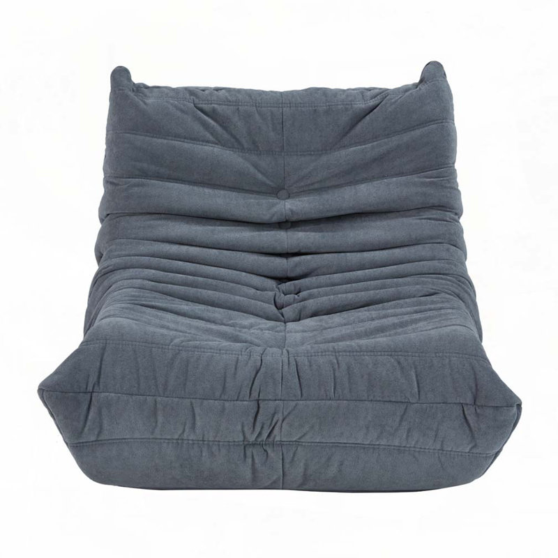 Fauteuil poire au sol, Gris uni