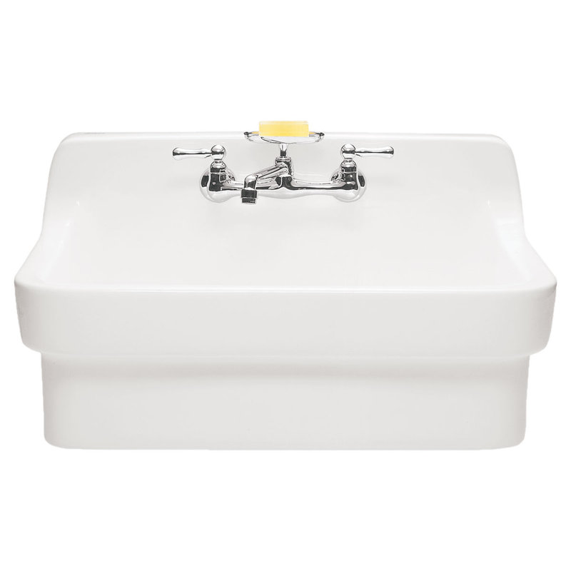 Country 30'' L Single Bowl Ceramic Kitchen Sink, Linen