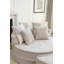 Fauteuil demi-tonneau d'appoint surdimensionné-233416977