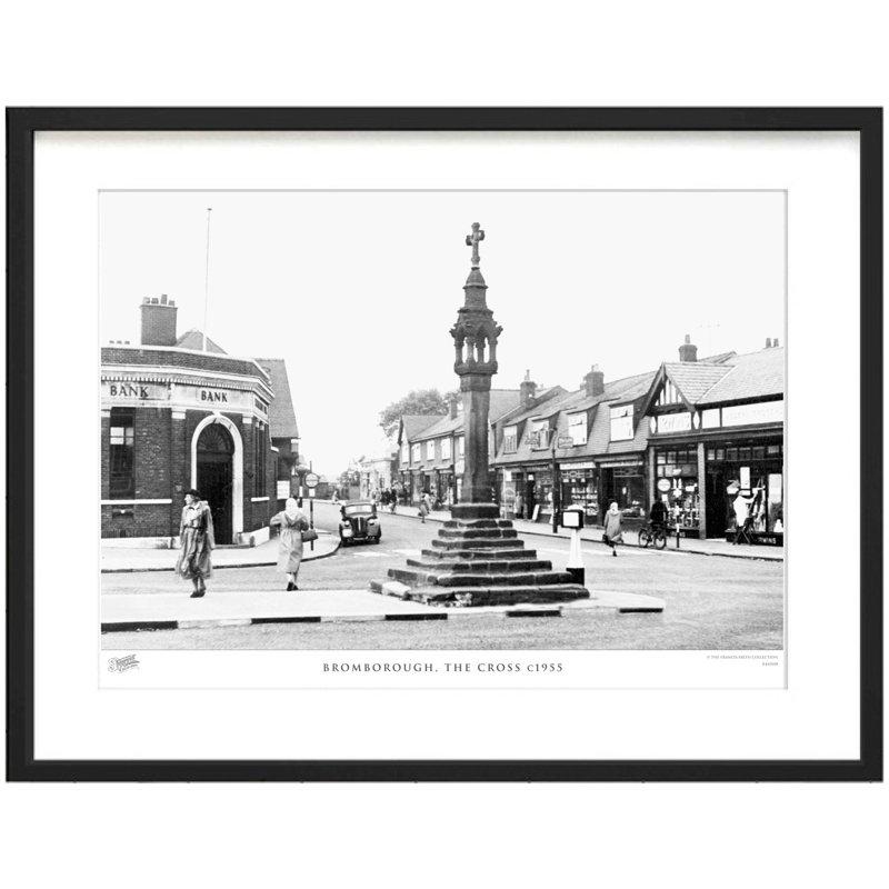 Bromborough, The Cross C1955 by Francis Frith - Single Picture Frame Print, 45cm H x 60cm W x 2.3cm D