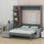Lit escamotable mural avec canapé et tablettes Murphy-1839680357