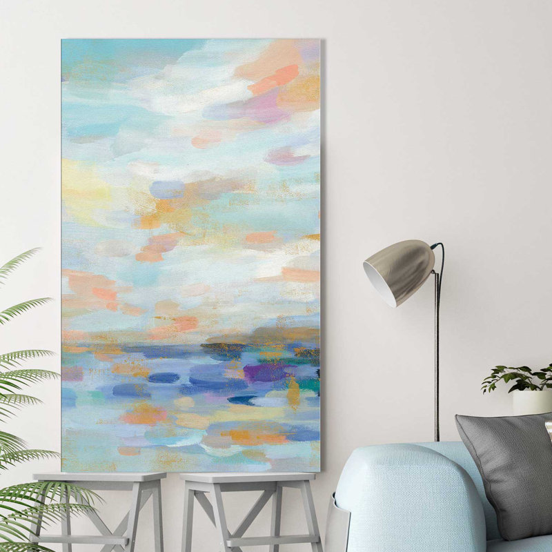 Golden Sunrise III par Silvia Vassileva - impression sans cadre, H 30 po x l 18 po x P 1 po, Toile tendue