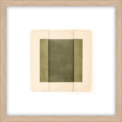 "Double Folded I" par Bobby Berk - Cadre photo simple, impression sur toile