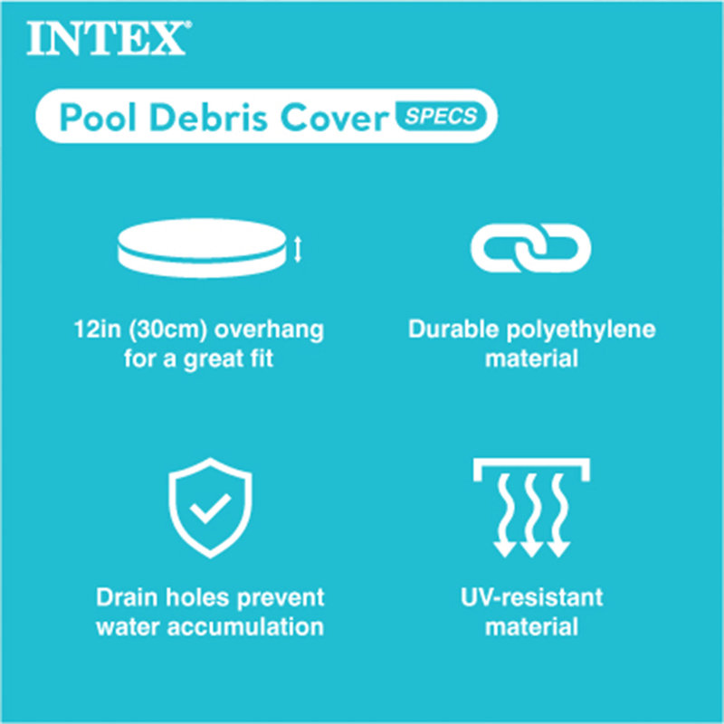 Plastic Round Inflatable Pool 33'' H x 180'' W x 180'' L , with Pump Included