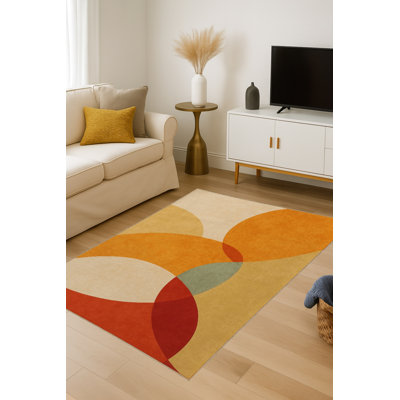 Tapis beige tissé Mosso