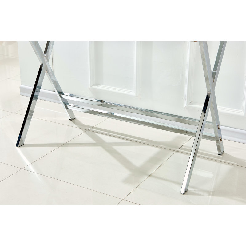 Bureau d'ordinateur en verre